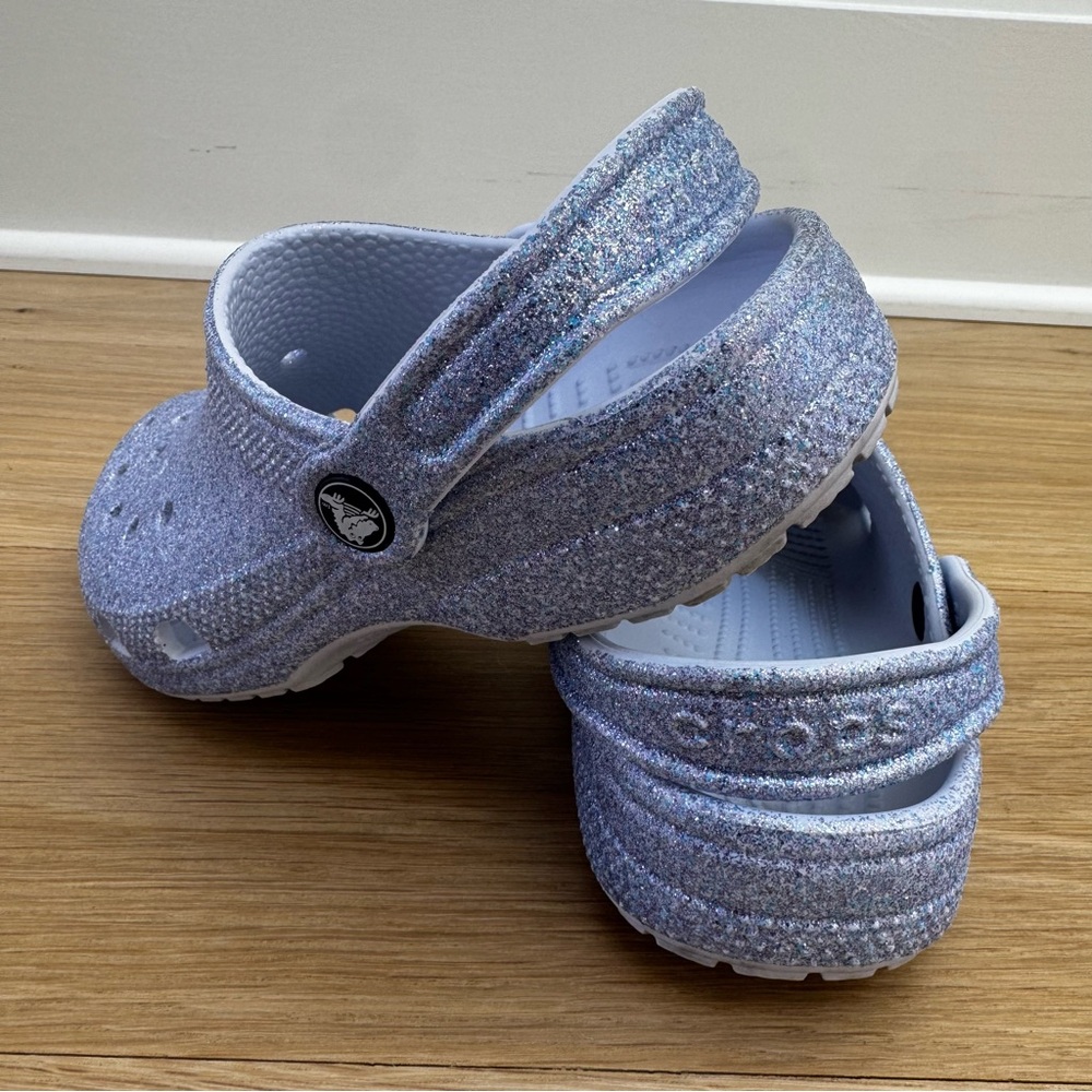 J2 - CROCS Kids' Glitter Clog - Light Lavender Sparkle